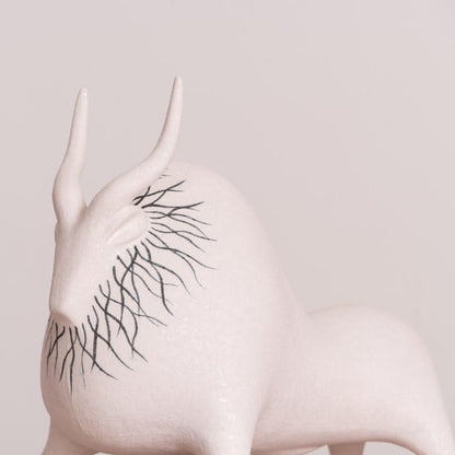 Bison Beauty (Black, White) Ceramic Home Decor