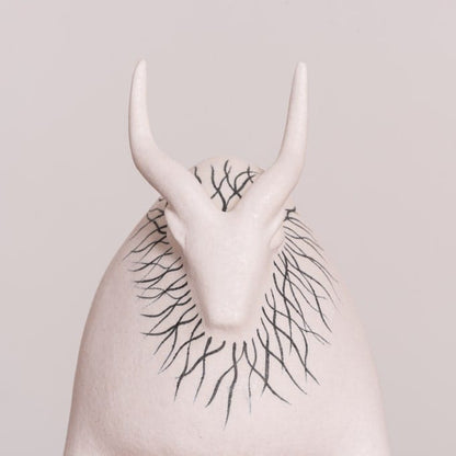 Bison Beauty (Black, White) Ceramic Home Decor