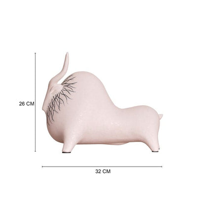 Bison Beauty (Black, White) Ceramic Home Decor