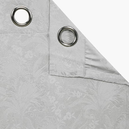 STELLAR HOME Evergreen Set of 2 Room-Darkening Door Curtains