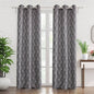 Sketch Acanthus Set of 2 Jacquard Light Filtering Door Curtains
