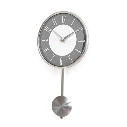 Casablanca Pioneer Metal Pendulam Wall Clock - 18x34cm