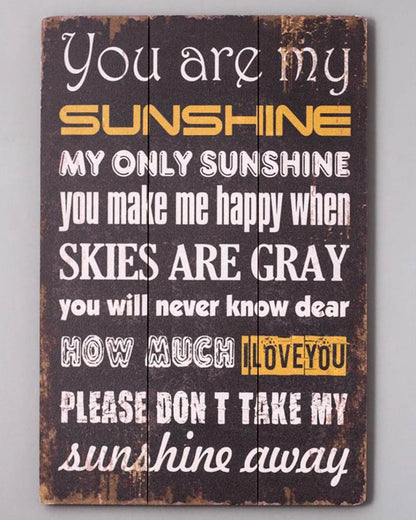 Sunshine Wall Art Large