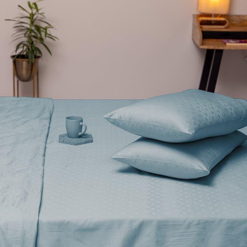 Fruva Floral Bedsheet - Azure