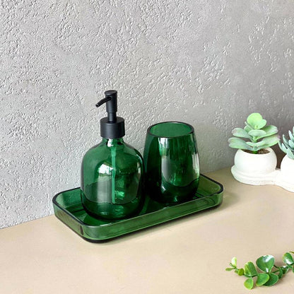 Sapphire Radiance Bathroom Set - Three Piece Set